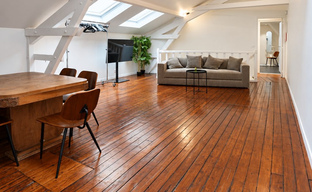 Salon de travail en mezzanine